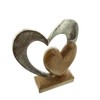Wooden Decoration "Heart in Heart"