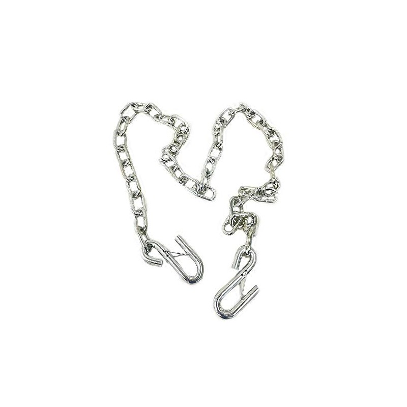 SOUTHWEST WHEEL 1/4" x 60" Trailer Safety Chain w/S-Hooks &