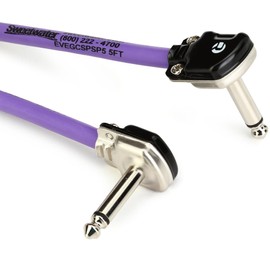 Pro Co SS-EVEGCSPSP5 Evolution Right Angle to Right Angle Pancake Guitar Cable - 5-foot