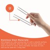 Dickno 2 PCS Car Radio Removal Pry Tool, U-Shaped Stainless