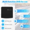Clickinline Universal Portable Car External CD Player, Plugs Into Car
