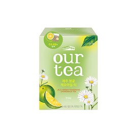 ROASTIQUE Jeju Green Tangerine Chamomile with Real Dried Fruit – Premium Orgainc Tea Sweet Fruit Blend Hot or Iced Tea Eco-friendly PLA bags, 8 Tea Bags