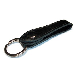 Leather Workshop Satou Keychain, Key Ring, Belt Loop, Men's, Women's, Band, Belt, Strap, Genuine Leather, Black