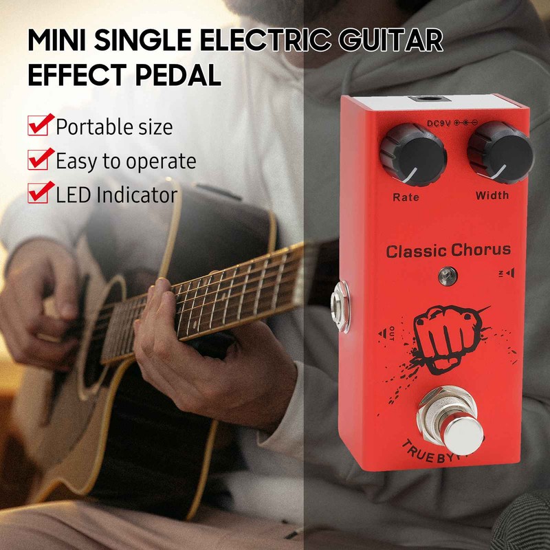 IRIN EF-05 Electric Guitar Effect Pedal Portable Guitar Effector Mini