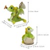 SUPVOX Resin Dragon Garden Statue Small Dragon Figurine for Garden