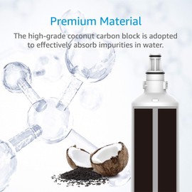 AQUACREST Replacement 7012333 Refrigerator Ice Maker Water Filter, Compatible with Sub-Zero 7012333 UC-15, Manitowoc K00374