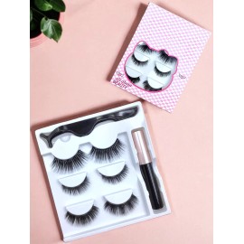 Favorbeauty Kit De Pestañas Postizas Magnéticas, Con Rímel Magnético