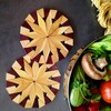 ECOSALL Natural Wood Trivets for Hot Dishes, Table and Kitchen