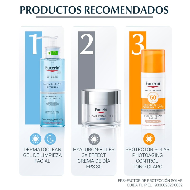 Eucerin Protector solar facial FPS 50+ CC Cream tono medio,