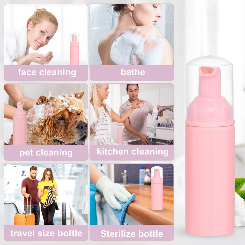 ROMROC 2 oz Soap Foam Bottle 24 PCS Empty Travel