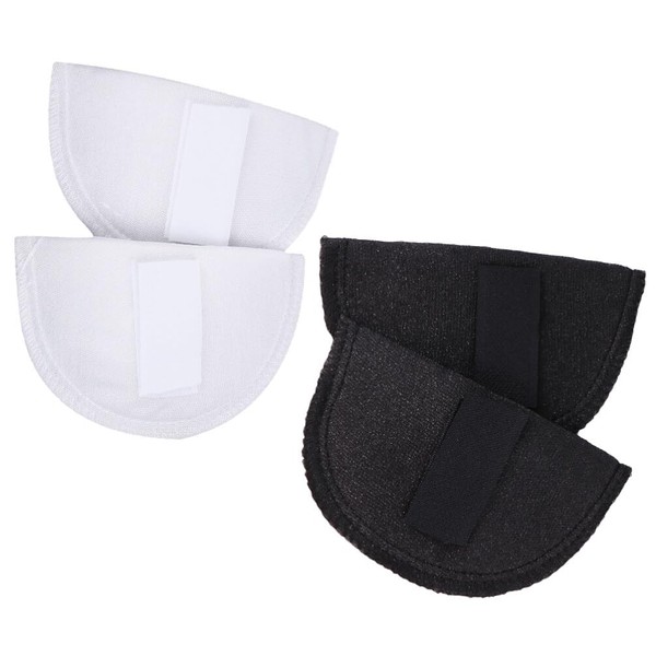 FOMIYES Shoulder Pads, 2 Pairs Foam Shoulder Pads Anti-slip Portable for Women Men Blazer T-Shirt Clothes Shoulder Pads for Women Men