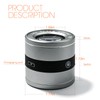 10X Jewelers Loupe Magnifier with UV/LED Lights and A Scale,