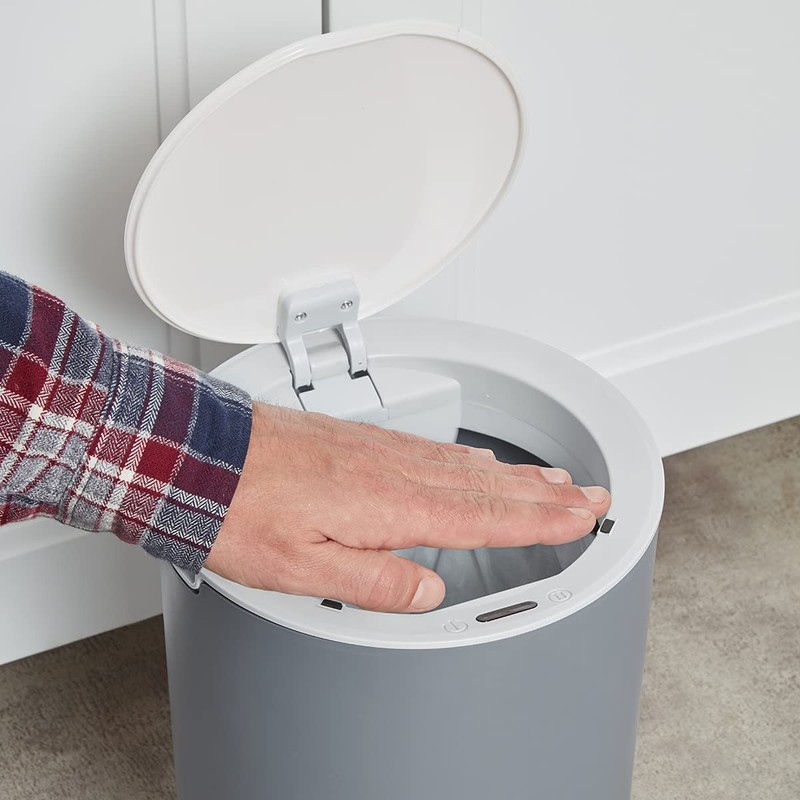 Addis Bathroom Office Bedroom Smart Sensor Waterproof Plastic Waste Bin,