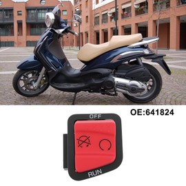 EMSea Not-Aus-Schalter f¨¹r Motorrad 641824 Kompatibel mit Piaggio Beverly Kompatibel mit MP3 / X7