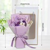 Lovionus89 Preserved Bouquet, Forever Fresh Carnations, Durable Real Flowers for