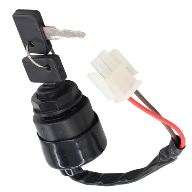 Riloer Black Ignition Key Switch Compatible with Yamaha G11 G16