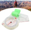 Orienteering Compass Clear Scale ABS Multifunction Thumb Compass With Luminous