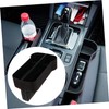 BUGUUYO 2Pcs Car Seat Gap Filler Storage Pockets Durable Black