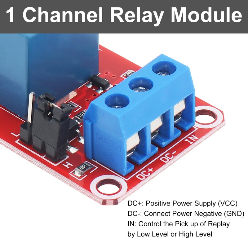 DiGiYes 6Pcs Relay Module DC 12V 1 Channel Relay Module
