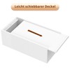 AITEE Acrylic Cosmetic Tissue Box: 25 x 13 x 9
