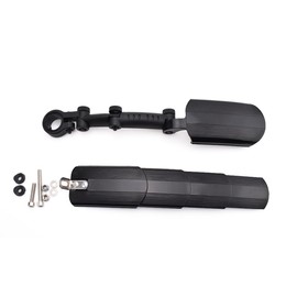 HOUSON Foldable Bicycle Mudguard, Foldable & Extendable for MTB/Road Bike/Folding Bike (26/27.5/28/29 inch) – Lightweight Plastic with Seat Tube Mount (25.4-31.8 mm)