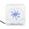 PC Water Flow Meter Indicator G1/4 Thread 3 Way Acrylic