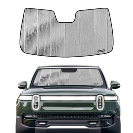 Pigenius Windshield Sun Shade for Rivian R1S/R1T 2022-2026 Front Window Sunshade - AstraGuard