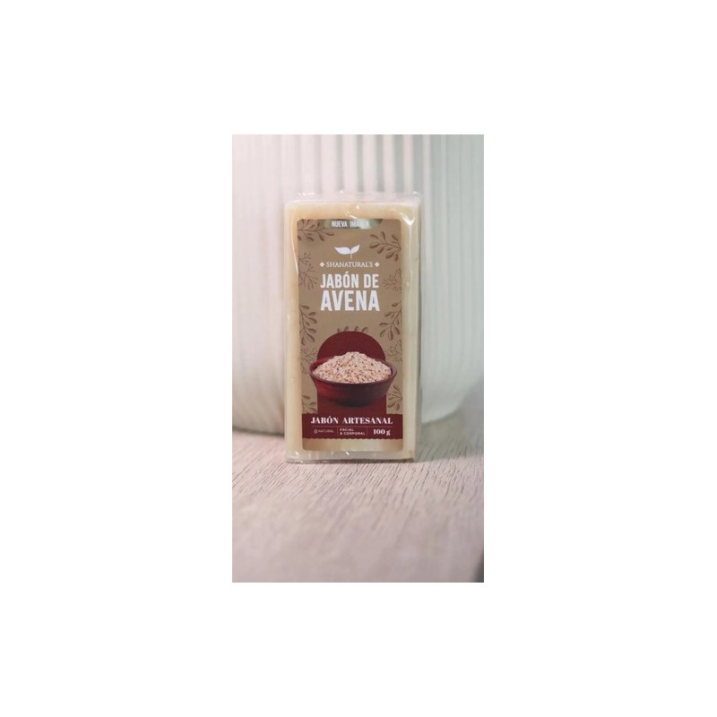 Jabón Artesanal Avena Shanaturals 100g - Suavidad