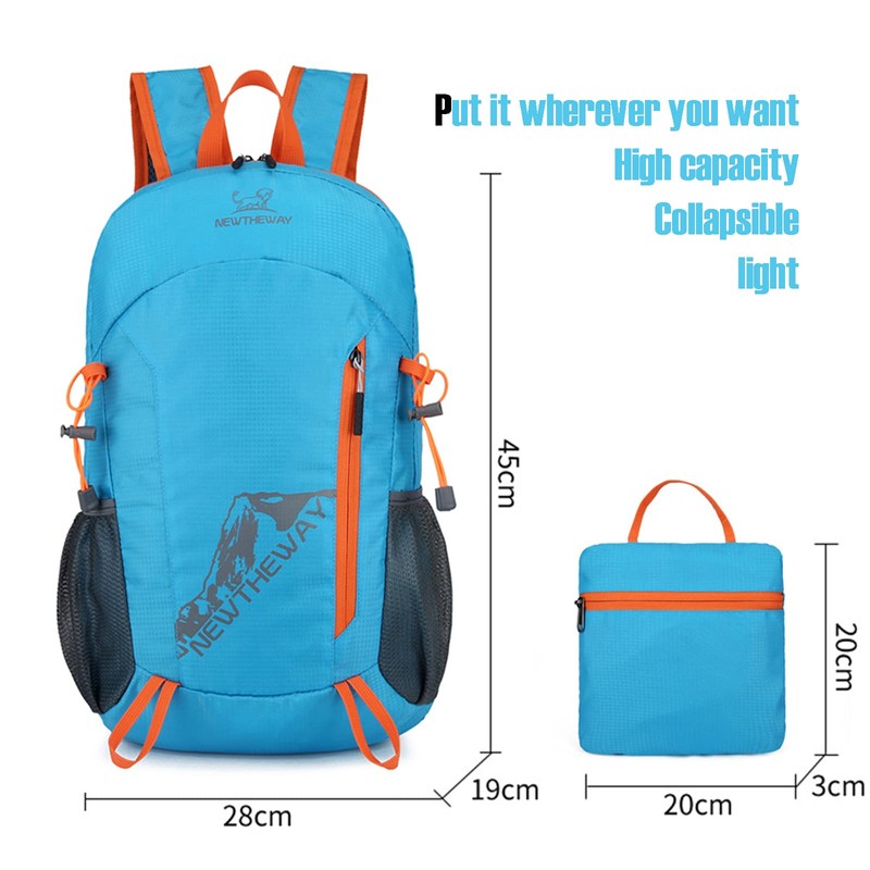 Hiking Backpack,20L Sports Lightweight Folding Waterproof Ultra-Light Backpack Suitable For