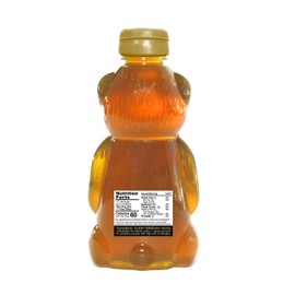 Nature's Goodness Teddy Bear Golden Wildflower Honey 12 Ounce (340g)-(100% Natural, Sugar Free, Gluten Free and Non-GMO)