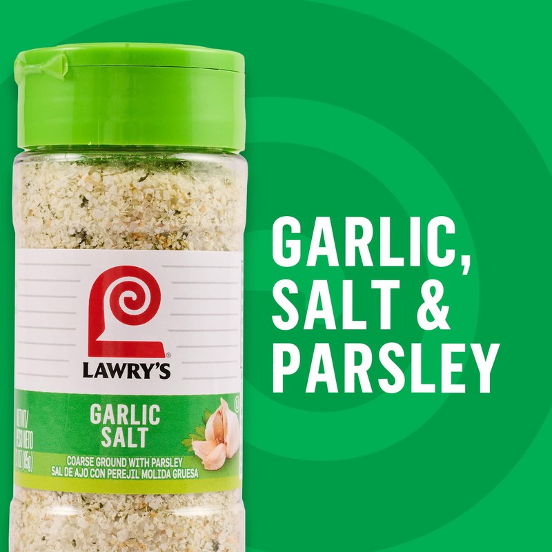 Lawry's Coarse Ground with Parsley Garlic Salt, 3 oz
