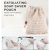 Wundle Bundle Soap Saver Exfoliating Pouch with 4 x Dove