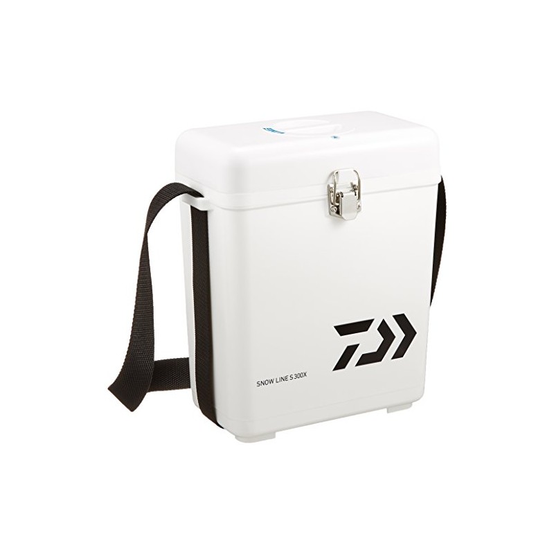 Daiwa S300X Snow Line Cooler Box, White, Fishing, Small, 7.8