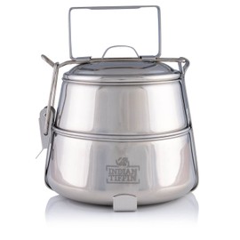 2 Tier Pyramid Tiffin by Indian-Tiffin
