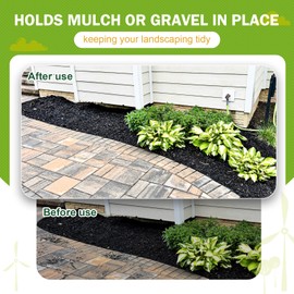 Teexpert Mulch Glue for Landscaping 31.5OZ – Strong Adhesive Stabilizer for Rocks, Bark & Pine Straw – Fast-Drying Pea Gravel Bond