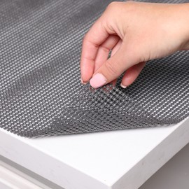 Con-Tact Brand Beaded Grip Durable Adhesive Non-Slip Shelf and Drawer Liner, 12" x 20', Cool Gray