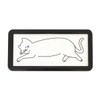 Sellos Midori DESIGNPHIL 35504006 Sello de goma con patrón de gato a medias