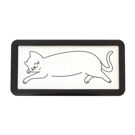 Sellos Midori DESIGNPHIL 35504006 Sello de goma con patrón de gato a medias