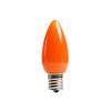 EZLS C9 Opaque Orange SMD LED Bulb - Smooth C9
