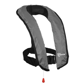 Manual Inflatable Life Jacket,Life Vest for Adult,Preserver PFD for Adults,Supports Weight up to 330 pounds (GREY-707)