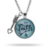 epiphaneia Women's Have Faith Christian Pendant Necklace with Arrow. Gift