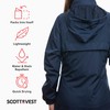 SCOTTeVEST Pack Windbreaker Jacket for Women - 19 Hidden Pockets