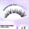 ALICE Lash Clusters Wispy Eyelash Clusters 168pcs 10-18mm Cluster Eyelash