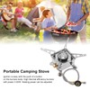 Foldable Camping Stove Light Weight Four Legged Design Safe Portable