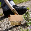 Relaxdays Grout Brush, Set of 2, Weed & Moss Removal,