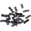 10Sets Black 3/8'' Chain Link Repair Preset Straps Chainsaw Chain