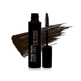 EASY ON THE EYES Sensitive Eye Mascara By Beautify Beauties - Hypoallergenic Mascara For Contact Lens Wearers – Non-irritating, Fragrance-free Mascara For Natural Looking Lashes- 0.35 oz (Black/Brown)