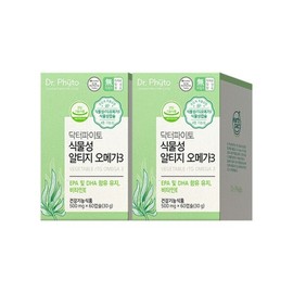 닥터파이토 식물성 초임계 알티지오메가3 2박스 Dr. Phyto Plant-based Supercritical RGT Omega-3 2 Boxes