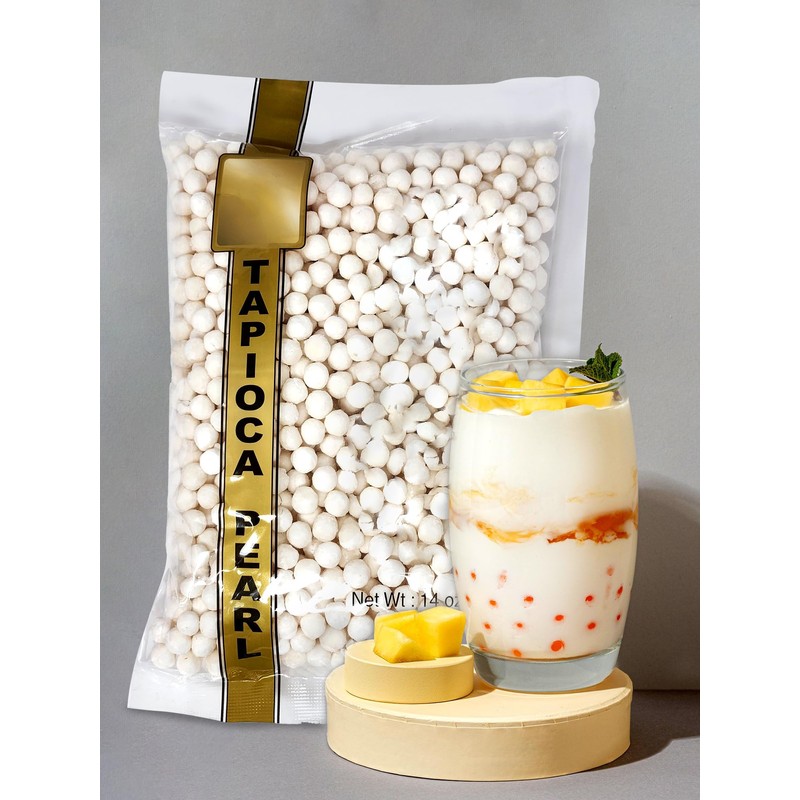 Tapioca Pearls, Tapioca Balls, White Tapioca Pearls For Boba Tea,
