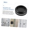 SHINEOFI 2Pcs Stainless Steel Shower Door Handle Circular Glass Door